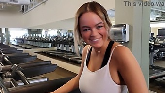 Big Natural Tits Babe Alexis Kay Gets Picked Up And Fucked Hard In The Gym