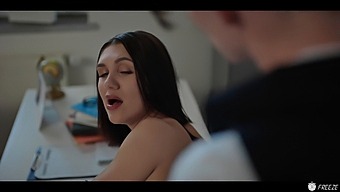 Brunette Teacher Gets Frozen In Time And Fucked By Her Student