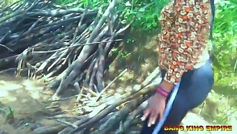 African Maiden'S Roadside Firewood Sale Turns Into A Wild Fuck With A Big Black Cock