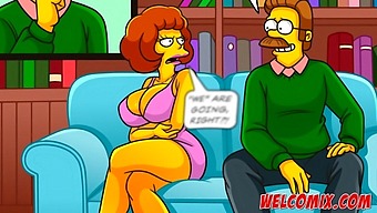 Swapping Wives: A Kind Gesture Gone Wrong In Simptoons, Simpsons Porn