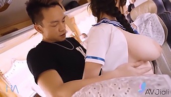 Titsy Taiwanese Babe Gets Naughty On A Bus