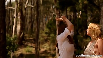 Australian Lesbian Couple Enjoys Nature