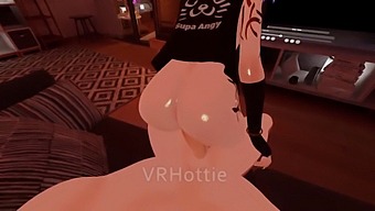 Experience A Lap Dance And Cock Rub On The Couch In Vrchat