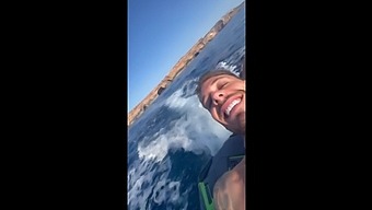 Chris Diamond'S Brazilian Buddy Gets An Amazing Ride On A Jet Ski