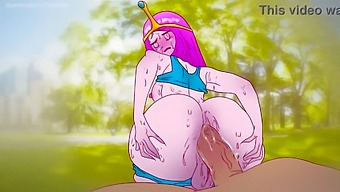 Bubblegum'S Erotic Encounter In The Park: Anime And Cartoon Crossover