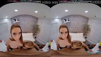 Alura Jenson And Laney Grey In A Vrhush Video With Intimate Contact