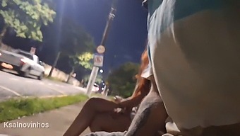 Daring Bus Stop Handjob With Stunning Unknown Person