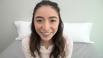 First-Time Teen With Small Tits Gets Facial In Pov Casting Video