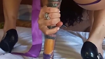 A Woman Uses A Sex Toy To Achieve Female Ejaculation In This Masterclass Video