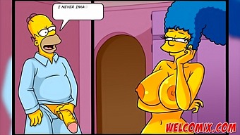 The Top Selection Of Backside Moments From The Animated Series, The Simpsons, With An Explicit Twist!