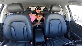 Johnny Sins Delivers A Steamy Creampie To A Stunning Model In A Car Ride