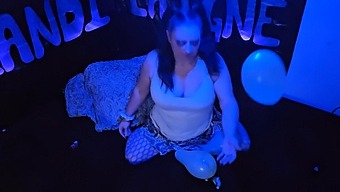 Watch A Hot Milf Indulge In Her Fetish For Balloon Popping