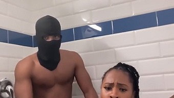 Interracial Shower Sex With A Big Black Cock